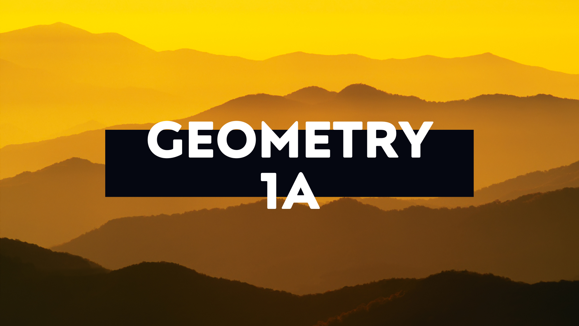 Geometry 1A — Nexbooks
